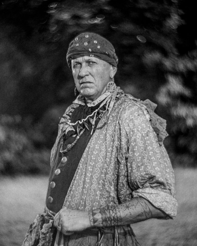 Jeremy in his ceremonial regalia.